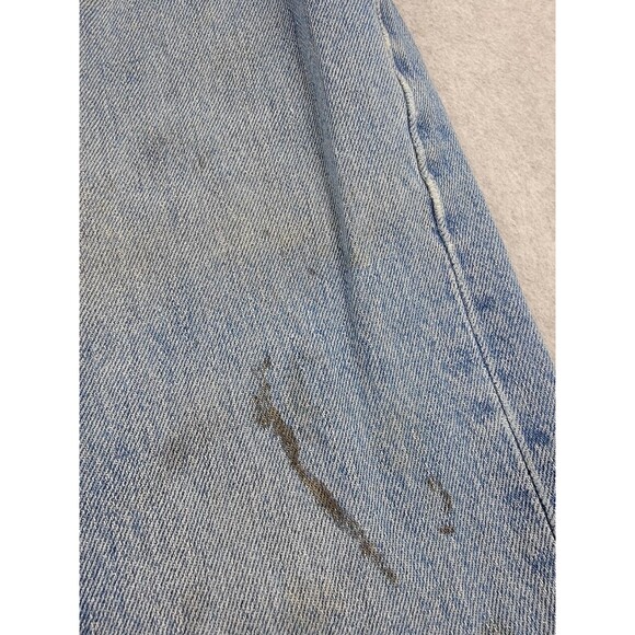 Vintage Levis 501 Jeans Mens 29x29 Button Distressed Thrashed Mid Cotton Holes - Picture 7 of 16